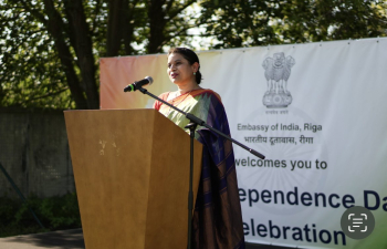 Celebration of India’s Independence Day at the Embassy of India in Riga, 15.08.2025